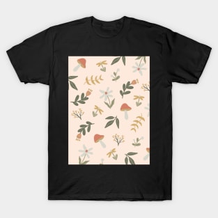 mushroom pattern T-Shirt